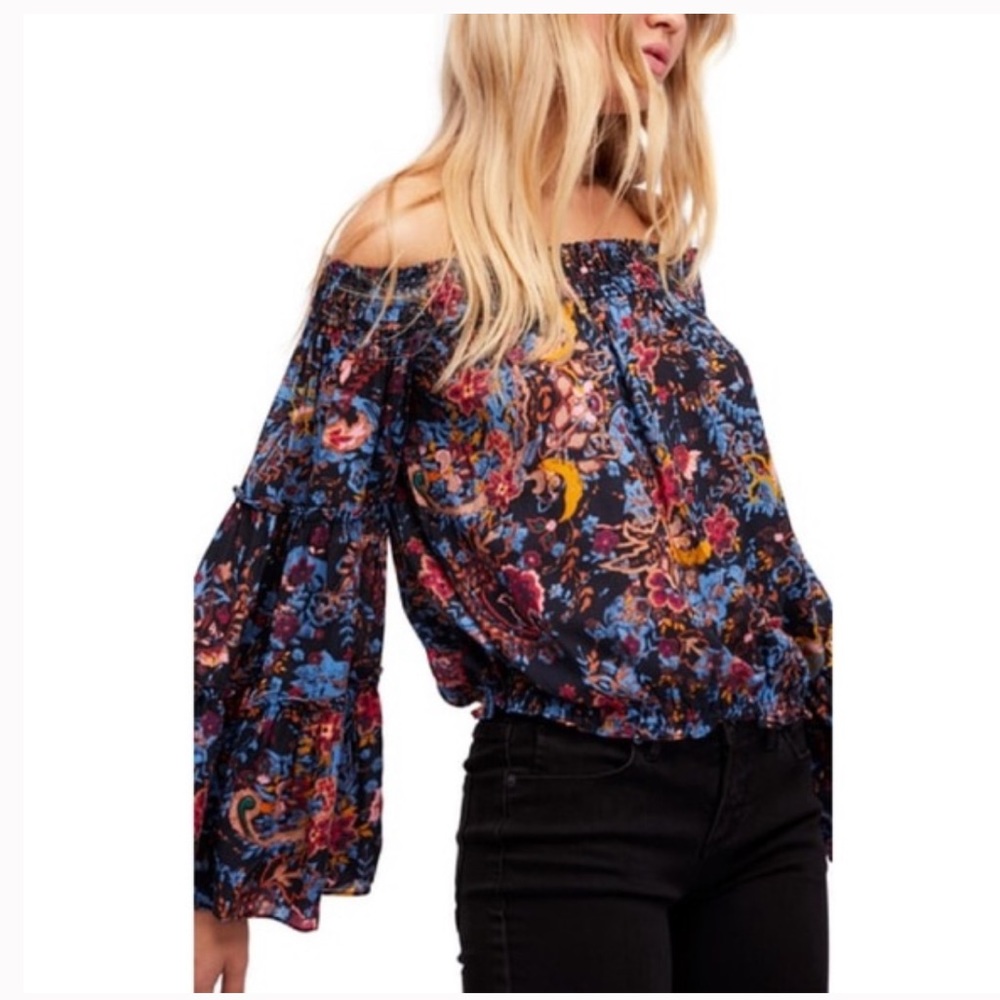 NWT Free People Spirit Off the Shoulder Top - Picture 8 of 10